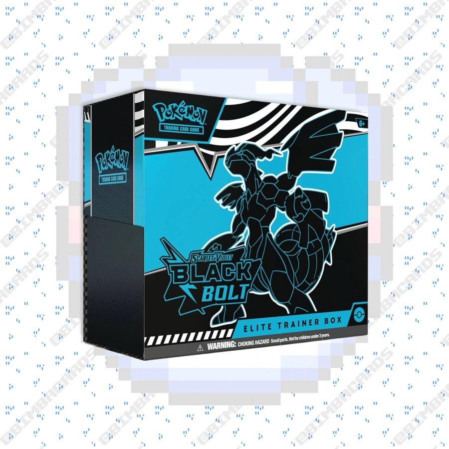 ETB Fulgor Negro Pokémon TCG – Evoluciones Prismáticas, cartas y figura exclusiva