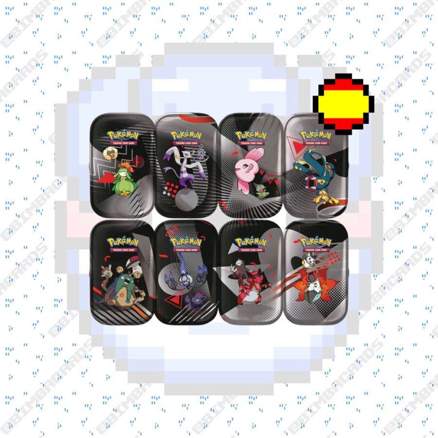 Mini Tins Fulgor Negro y Llama Blanca