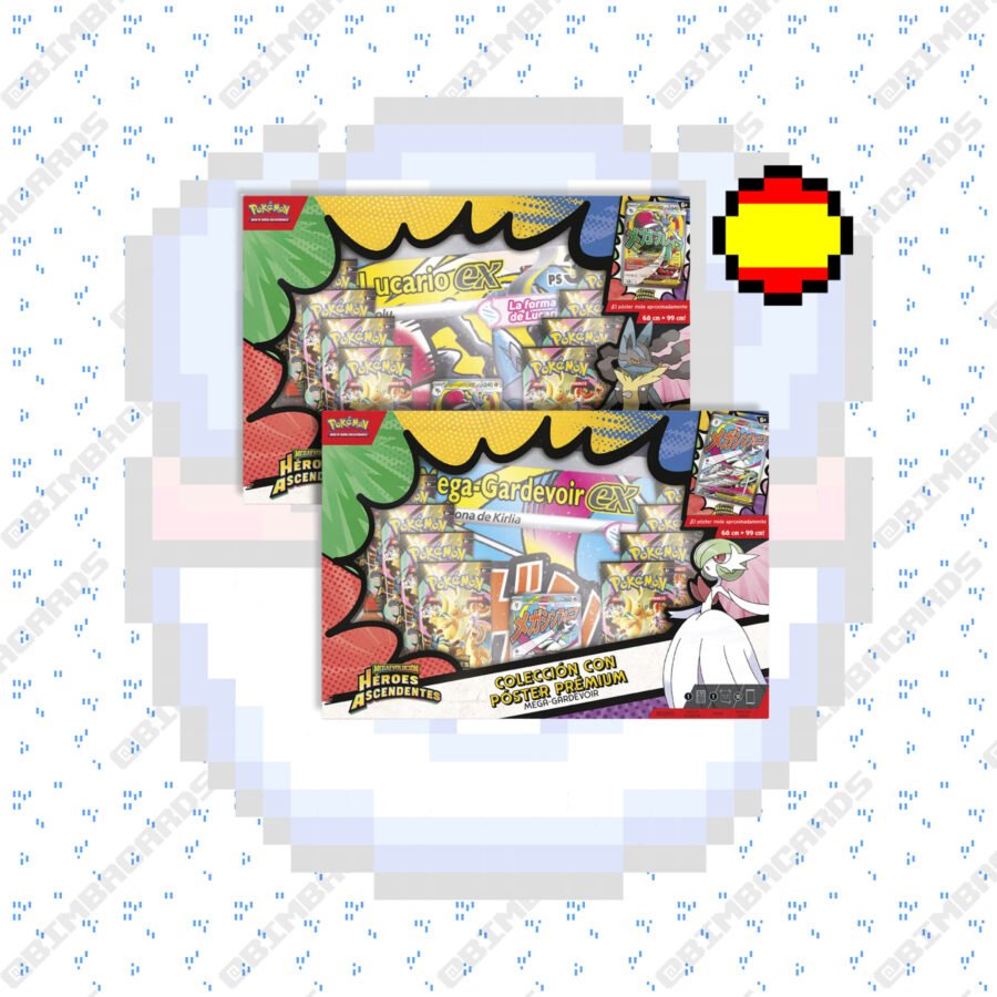 Caja Colección con Poster Premium Héroes Ascendentes