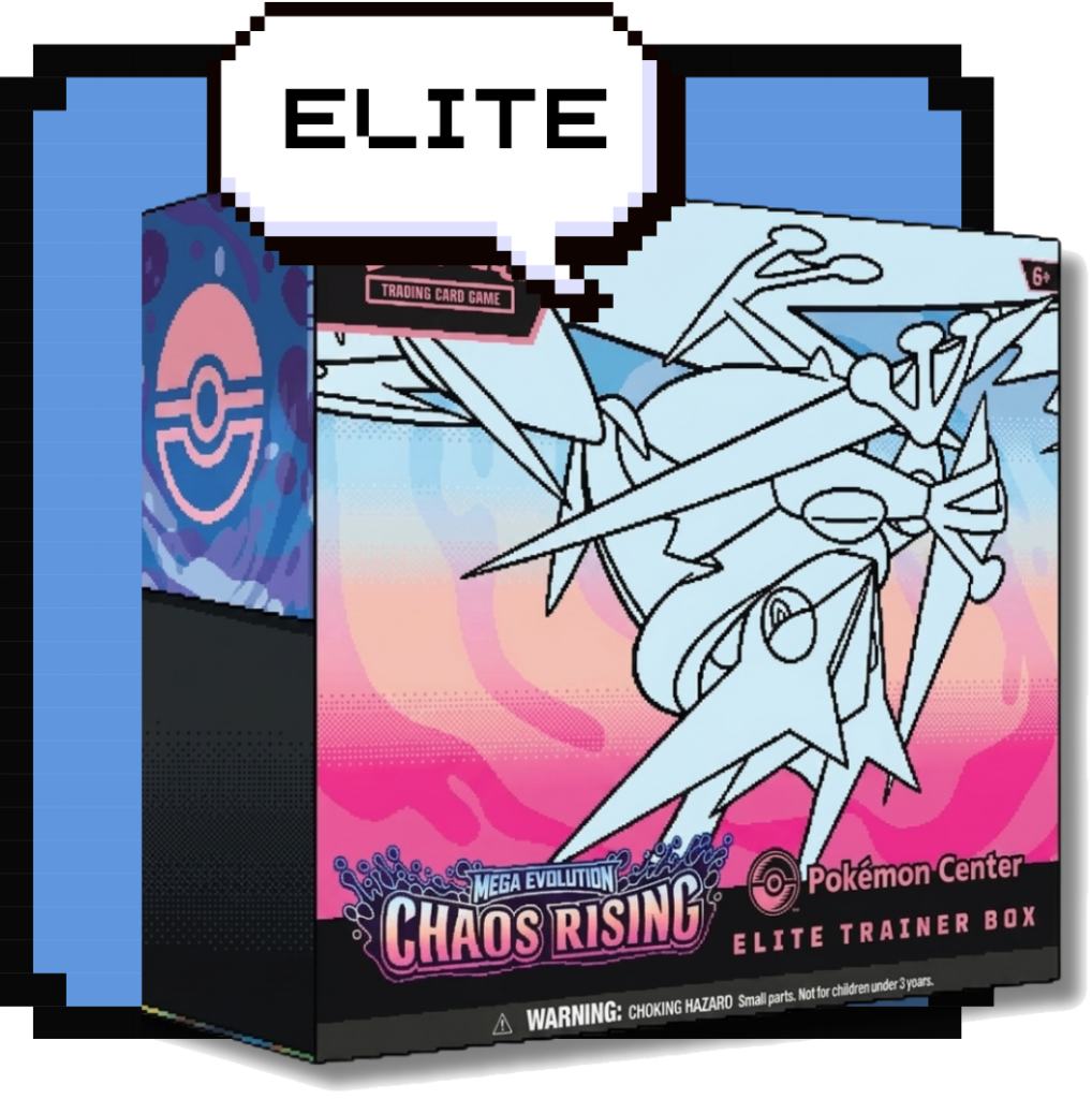 Comprar Elite Trainer Box Chaos Rising Pokémon TCG con cartas coleccionables de Mega Evolution
