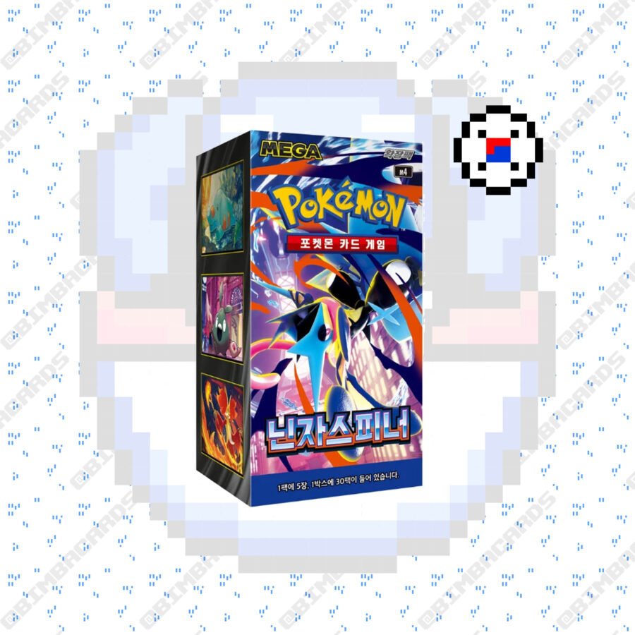 Comprar Ninja Spinner Booster Box Pokémon TCG coreano con cartas de Greninja coleccionables