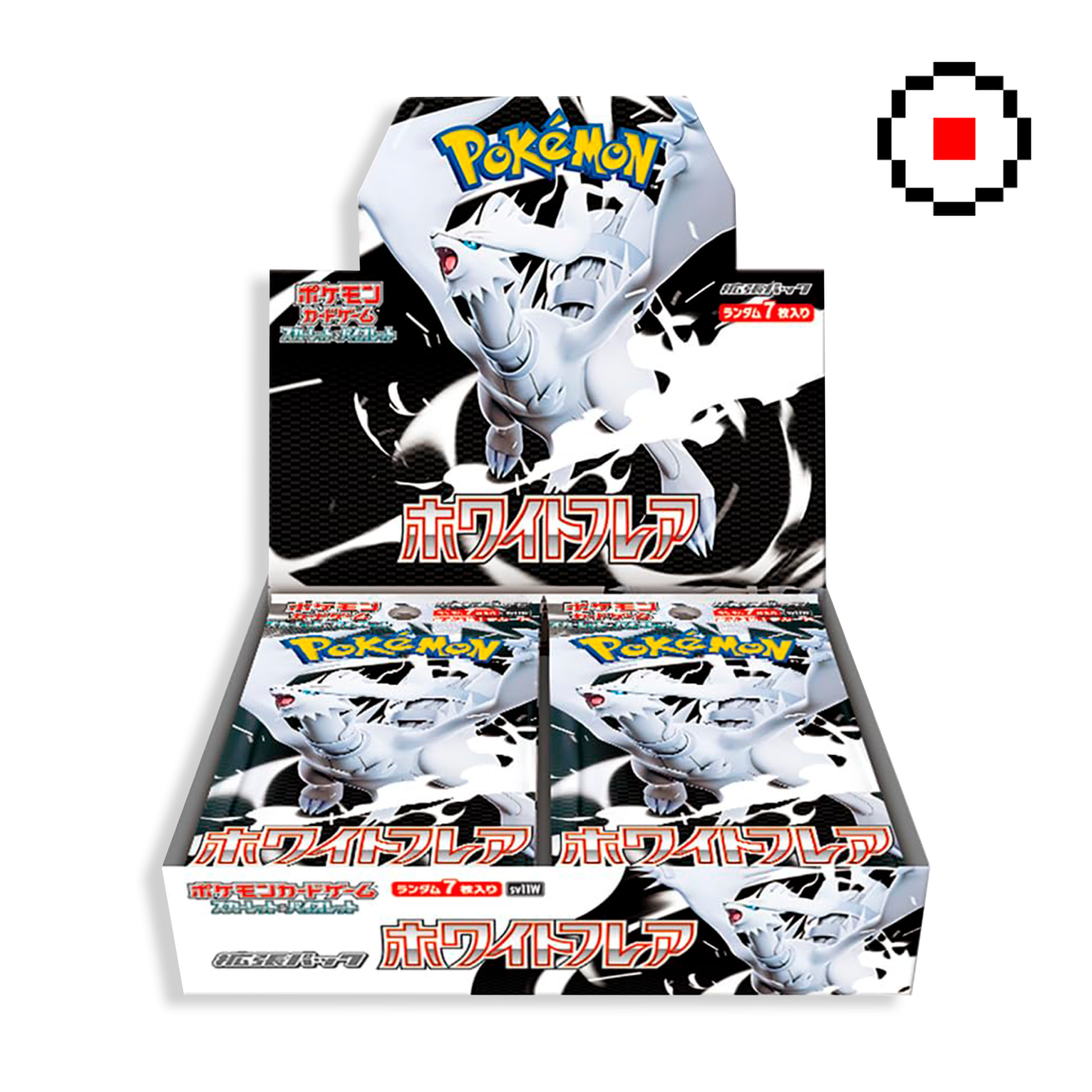 White Flare Booster Box Japonés